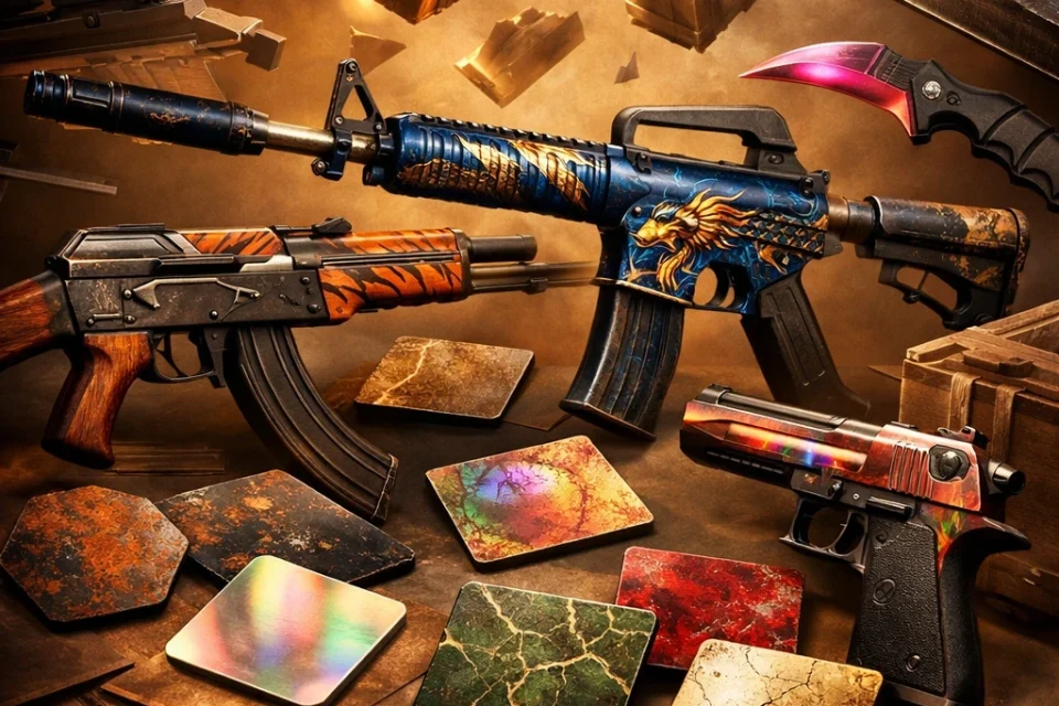 skins CS2 : skins, variantes et détails